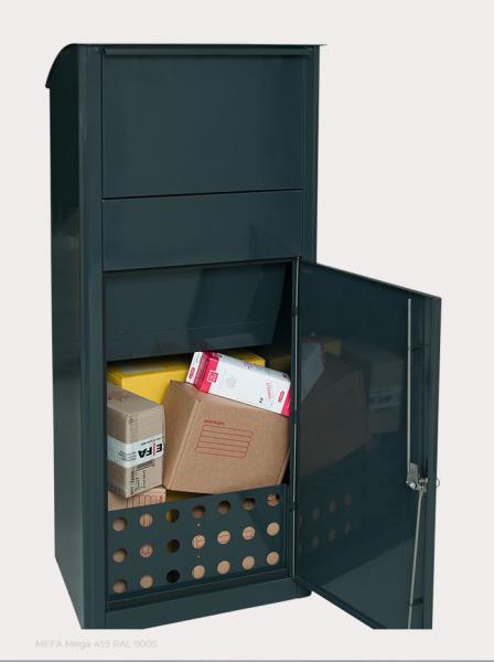 Mefa Mega 459 Paketbriefkasten in Anthrazitgrau RAL 7012